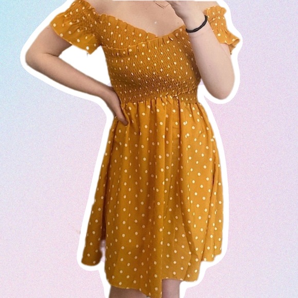 SHEIN Dresses & Skirts - NWOT • Reversible Mustard Yellow Dress 💛